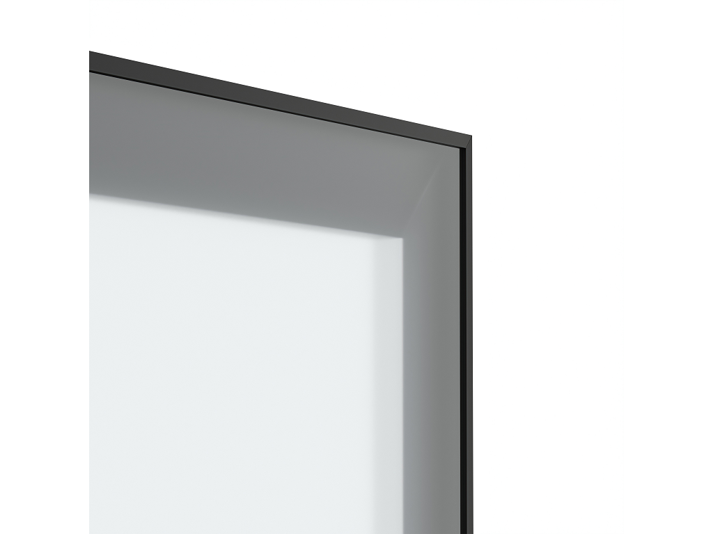 Profilo per Anta modello Plus 11 mm.45x21x3,5 Asta cm.235 Nero Testurizzato |  Emuca - immagine 2